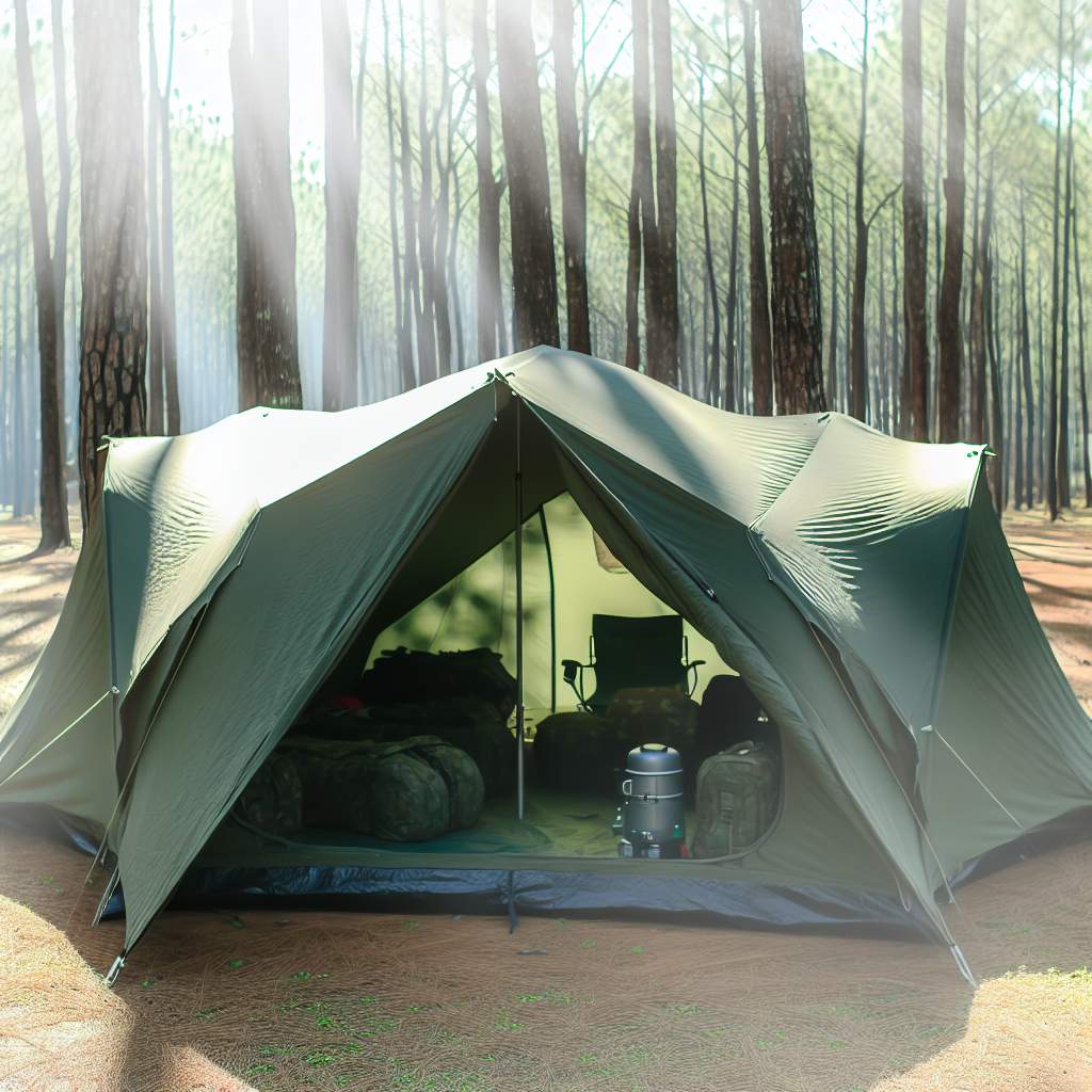 Vojenský stan 5x5: ideální volba pro kemping